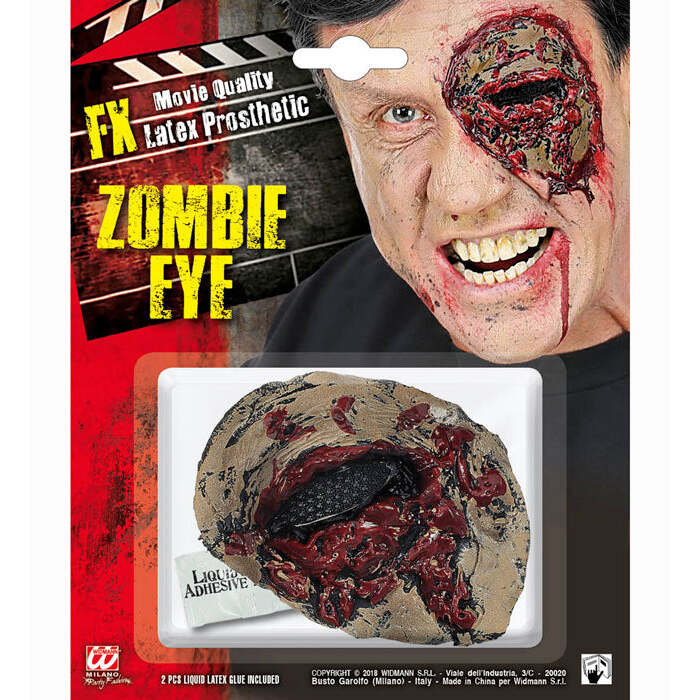 Fx Latex Prosthetic Zombie Eye With 2 Pcs Liquid Latex Glue