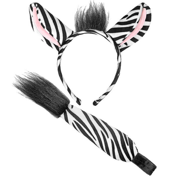 Zebra  Ears, Tail 