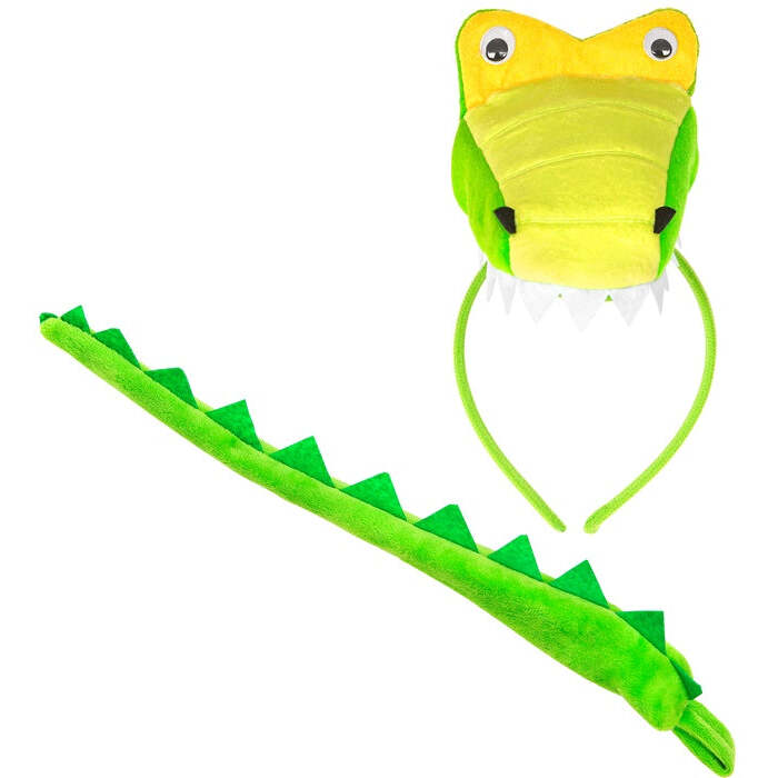 Crocodile  Headpiece, Tail 
