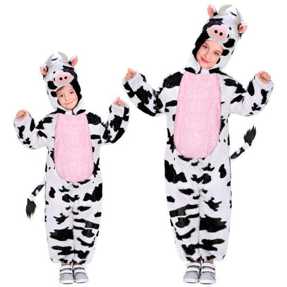 Funny Cow  Hooded Jumpsuit With Mask 