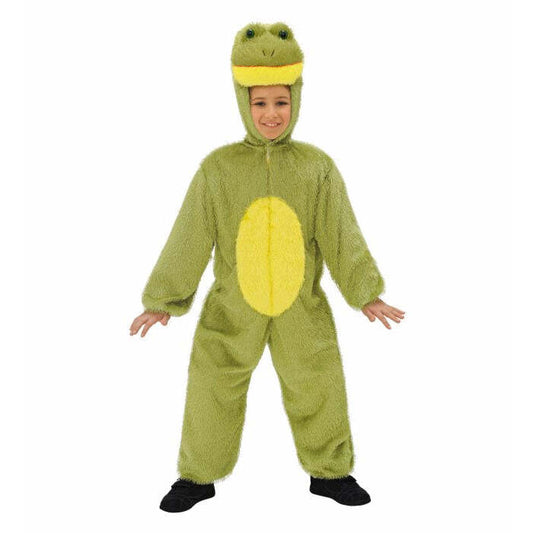 Funny Frog  Hooded Jumpsuit With Mask 