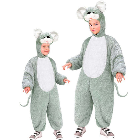 Funny Mouse  Hooded Jumpsuit With Mask 