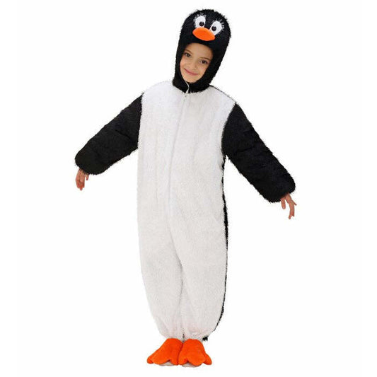 Funny Penguin  Hooded Jumpsuit With Mask 