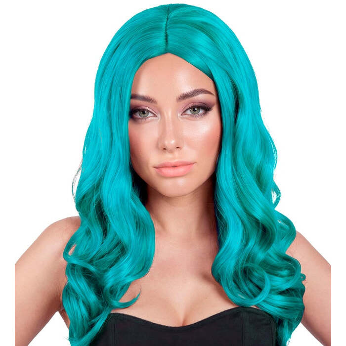 Turquoise Roxy Wig In Box