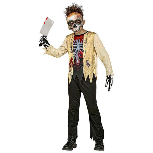 Zombie Skeleton  Shirt, Pants, Mask 