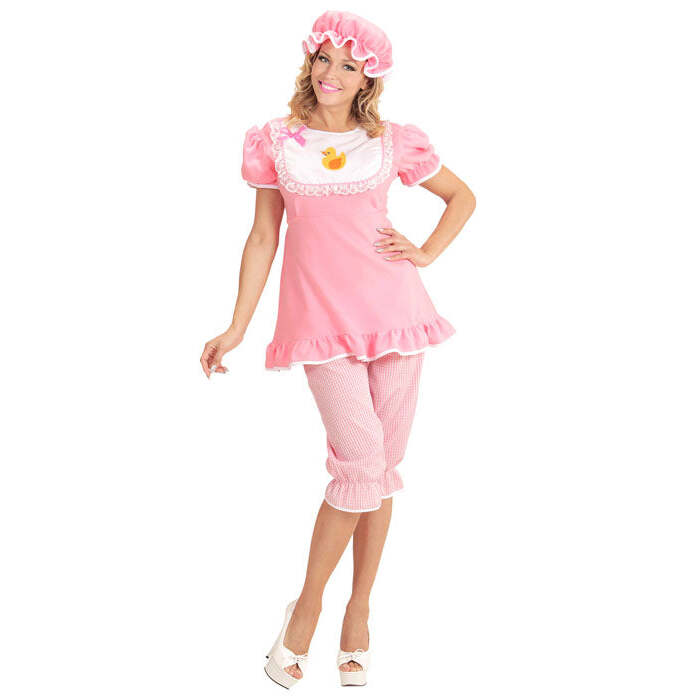 Baby Girl  Dress With Bib, Pantaloons, Bonnet 