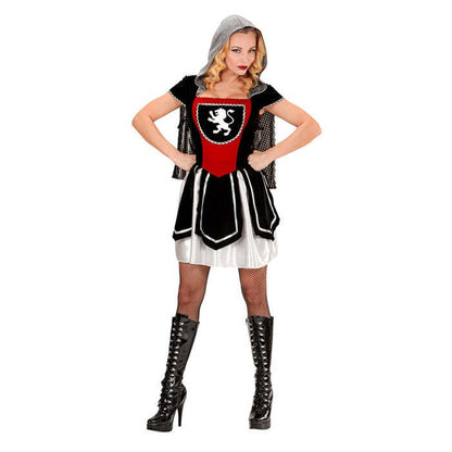 Royal Knight  Dress With Hooded Cape 