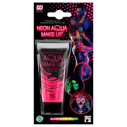 Neon Pink Aqua Make-Up In Tube 30 Ml