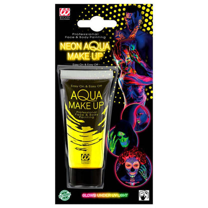 Neon Yellow Aqua Make-Up In Tube 30 Ml