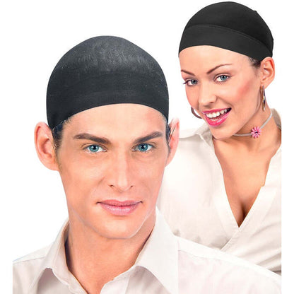 Set Of 2 Black Wig Caps