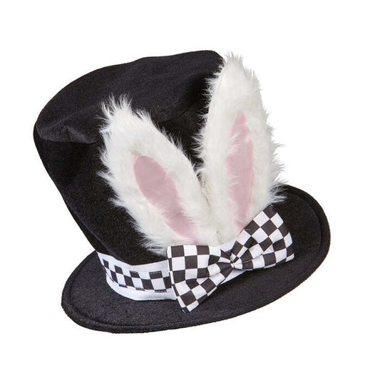 Top Hat With Bendable Bunny Ears 24 Cm