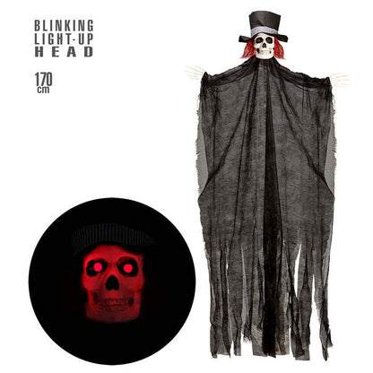 Skeleton Groom With Blinking Light-Up Head 170 Cm 