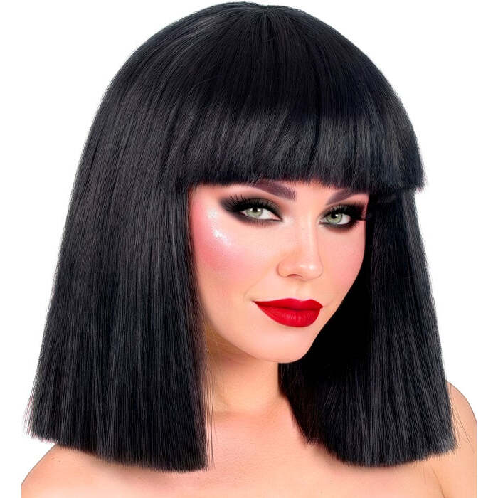 Black Showgirl Wig In Box