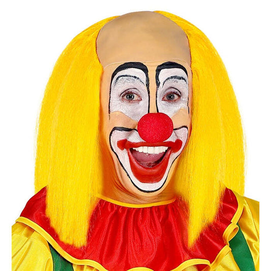 Clown Headpiece With Yellow Hair