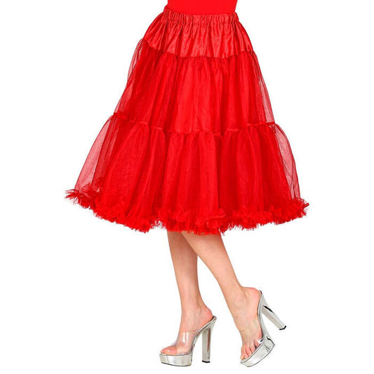 Red Tulle Ruffle Skirt/Petticoat 65 Cm