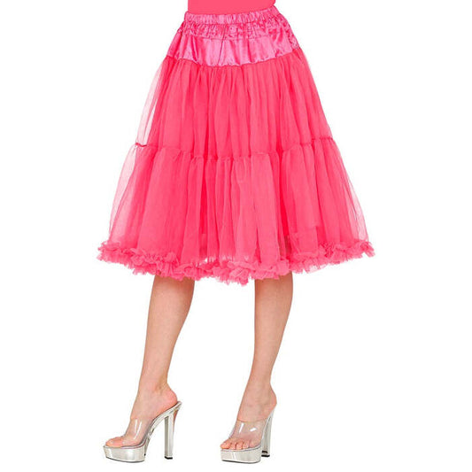 Pink Tulle Ruffle Skirt/Petticoat 65 Cm