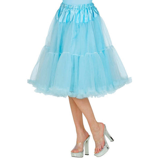 Azure Tulle Ruffle Skirt/Petticoat 65 Cm