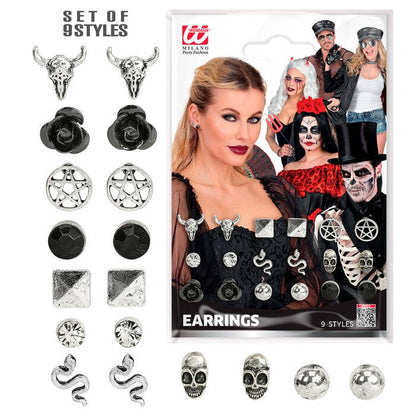 Character Earrings 9 Different Styles On Card