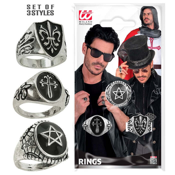 Rings Gothic Assortment 3 Styles