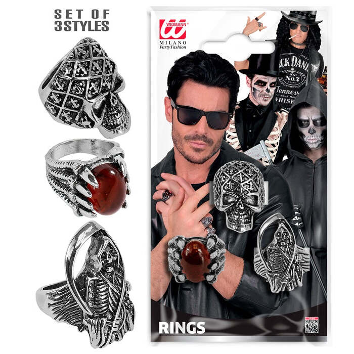 Rings Halloween Assortment 3 Styles