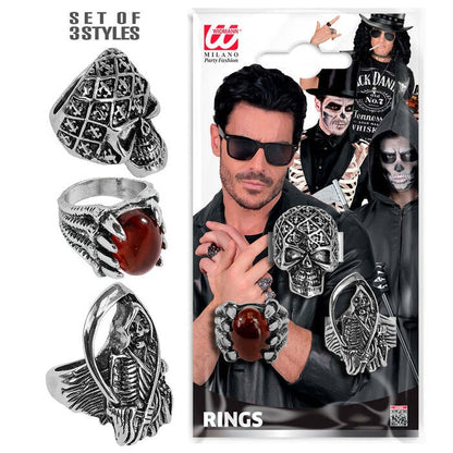 Rings Halloween Assortment 3 Styles