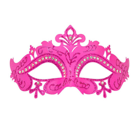 Pink Venice Eyemask  And Rhinestones
