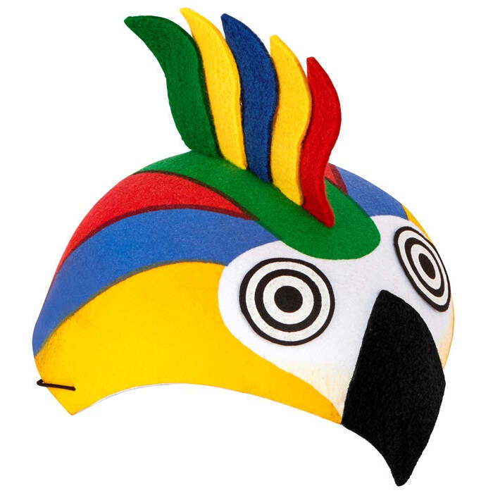 Felt Parrot Cap