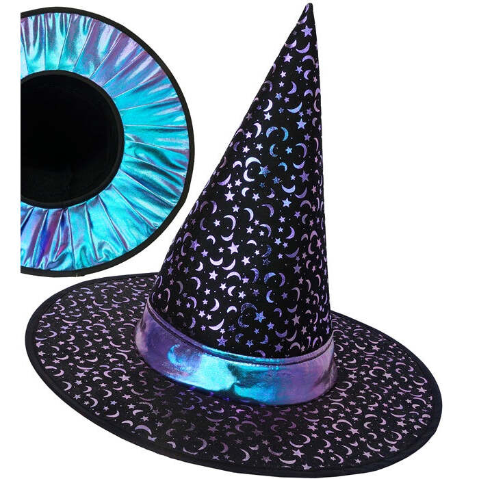 Hat Witch / Wizard Stars &amp; Moon 