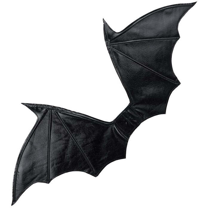 Wings Bat / Devil Black Bendable 84X36 Cm