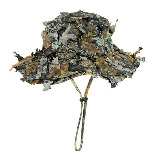 Hat Boonie Tactical With Leaves Camouflage
