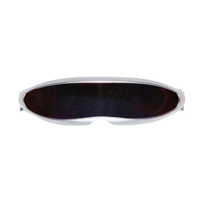 Silver Robot Glasses