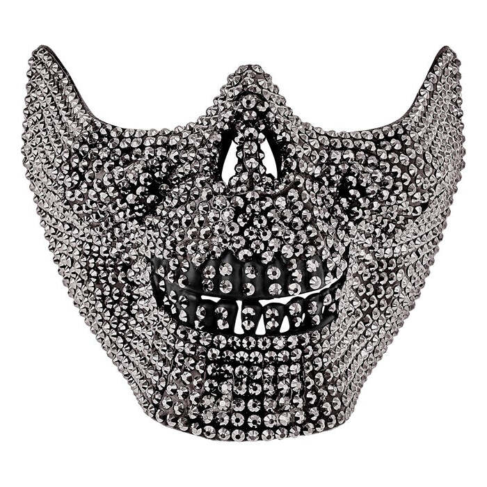Face Mask Skull Strass