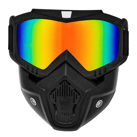 Tactical Mask Mirror Lens Rainbow