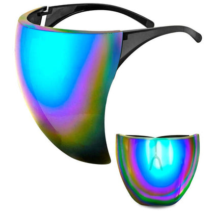Face Shield Mirror Lens Blue-Purple