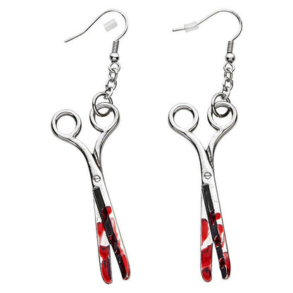 Pairs Of Bloody Scissors Earrings