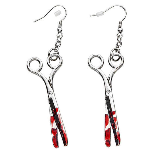 Pairs Of Bloody Scissors Earrings