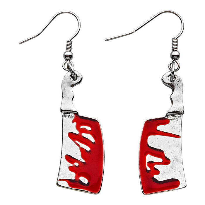 Pairs Of Bloody Cleaver Earrings