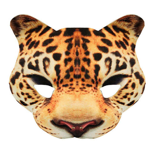 Chinless Leopard Mask In Fabric 