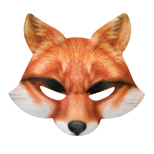 Chinless Fox Mask In Fabric 