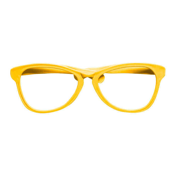 Yellow Giant Clown Glasses