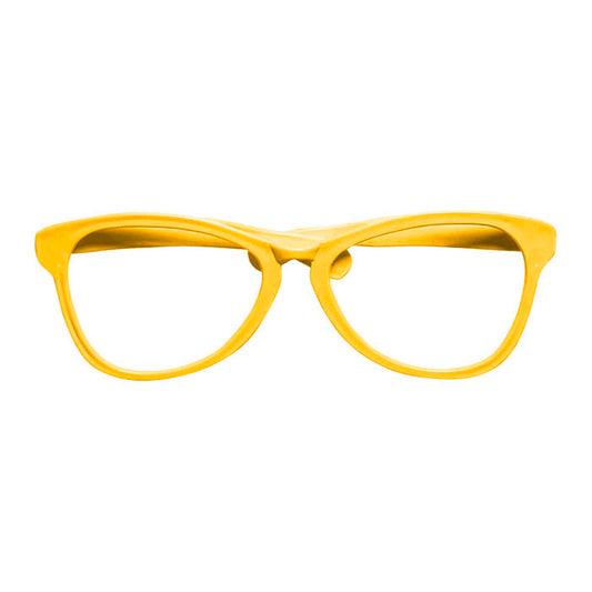 Yellow Giant Clown Glasses
