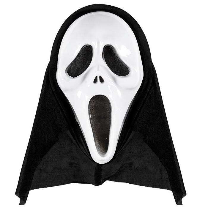 Screaming Ghost Hooded Mask