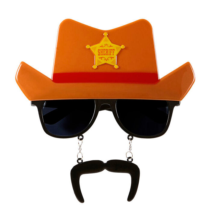 Cowboy Glasses With Moustache