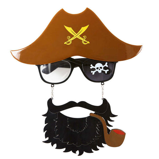 Pirate Captain Glasses With Beard