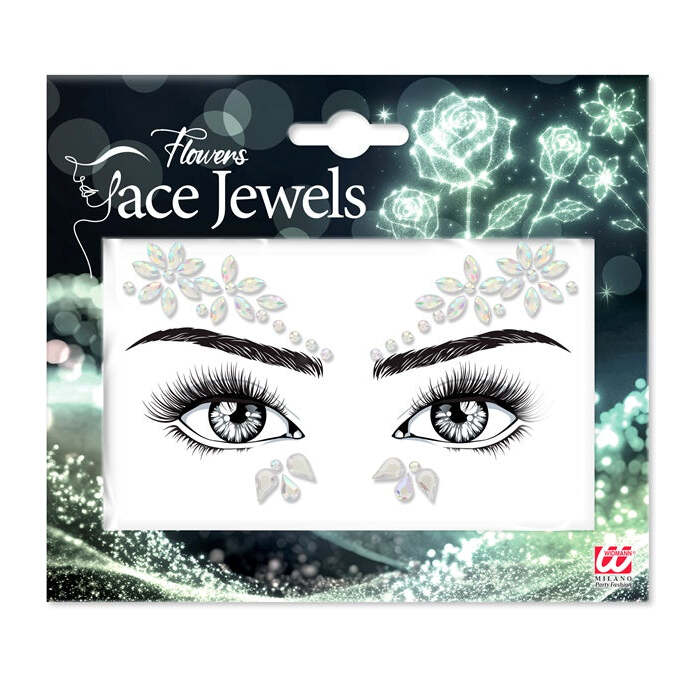 Face Jewels Flowers