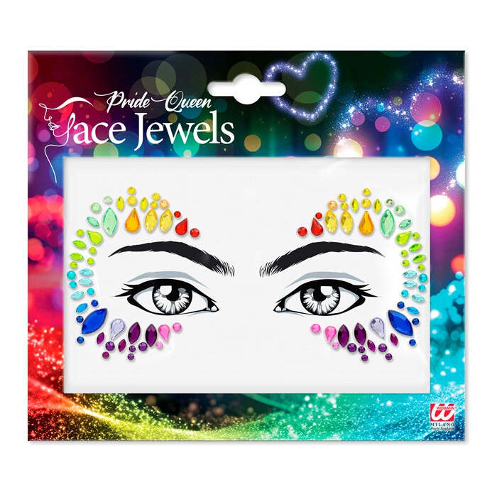 Face Jewels Pride Queen