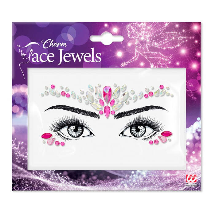 Face Jewels Charm Pink