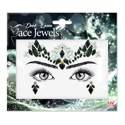 Face Jewels Dark Queen