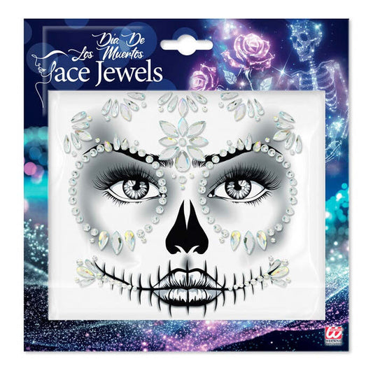 Face Jewels Dia De Los Muertos Diamond