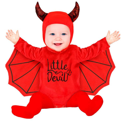 Plush Devil  Jumpsuit, Headpiece 